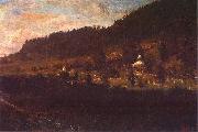 Wojciech Gerson Mountain-foot scenery. oil painting artist